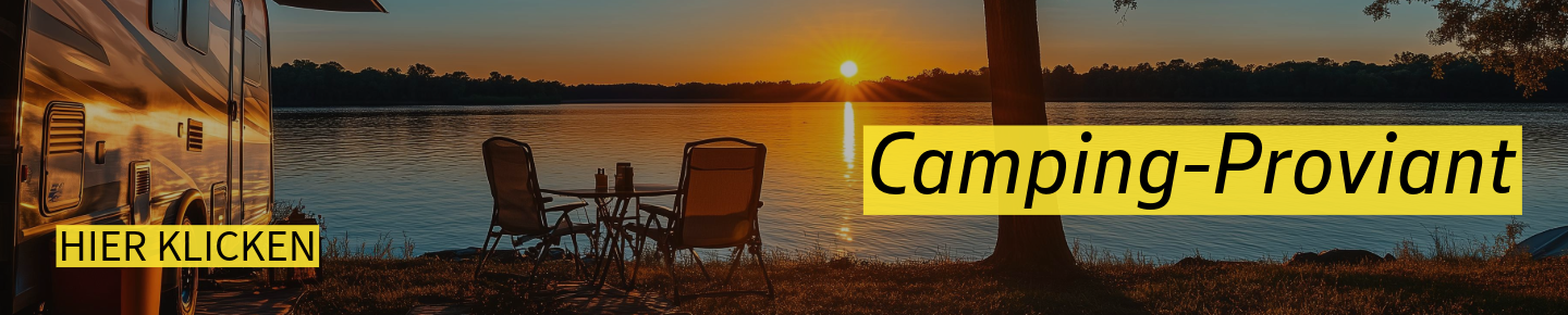 Haltbare Lebensmittel für den Campingurlaub